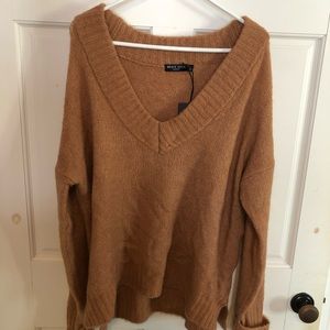 Tan oversized Brave Soul sweater jumper size large